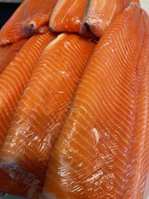 Wild Caught Salmon is fresh and always available