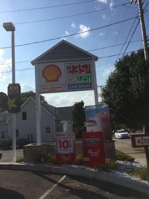 Weymouth Dunkin Donuts -- 185 Washington Street / Route 53, Weymouth             Sign