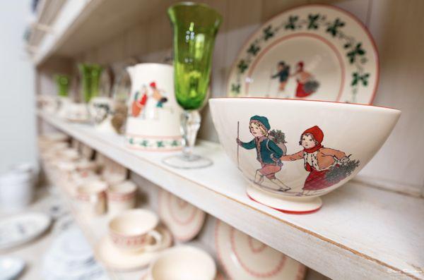 Our holiday themed china comes from France. Decorate with this whimsical china for the holiday season.