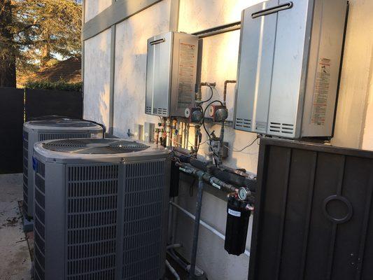 Tankless water heaters