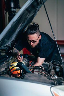 Meet our Master Certified Volkswagen Technician! Louis has been repairing Volkswagens for the past 10yrs