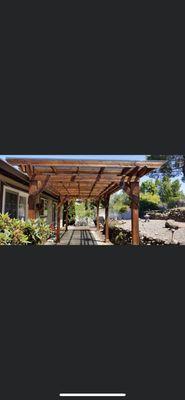 Outdoor pergola