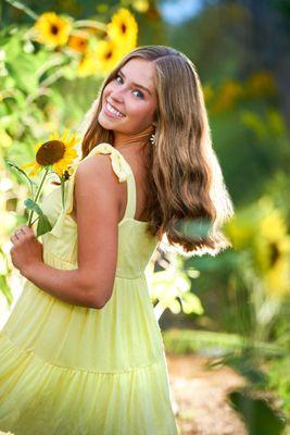 Sunflower senior session