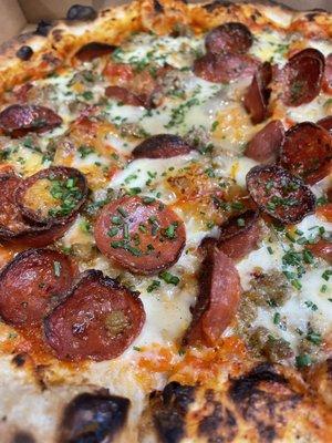 Beef Sausage with Pepperoni!