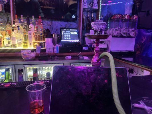 Hookah and shots