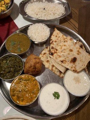 Vegetarian thali