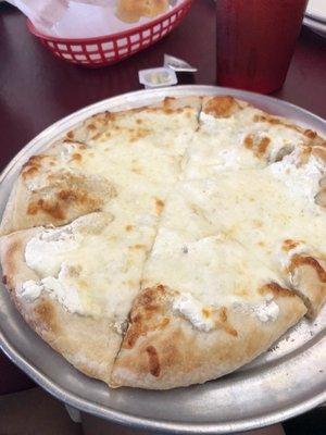 White pizza - so good! Would get again!!