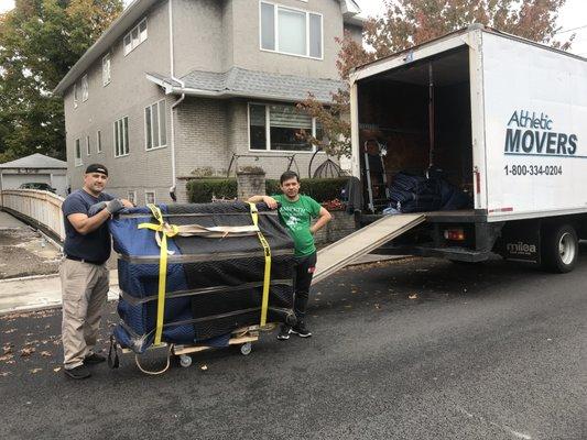 Moving Piano by Athletic Movers