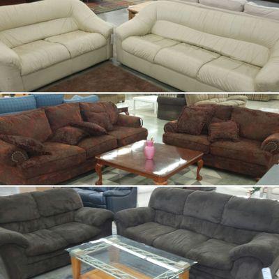 Over 100 couches in the store at all times! Come find yours!