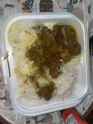 Small curry goat