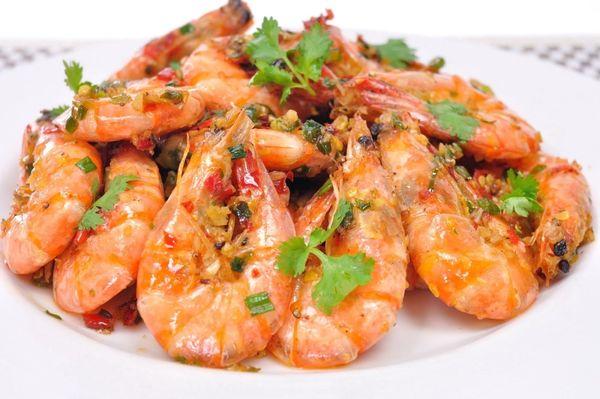 Salt pepper shrimp