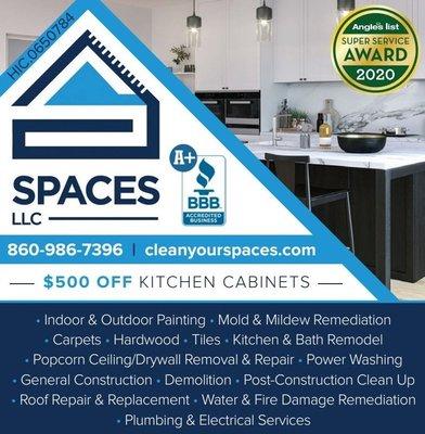 $500 OFF KITCHEN CABINETS!!