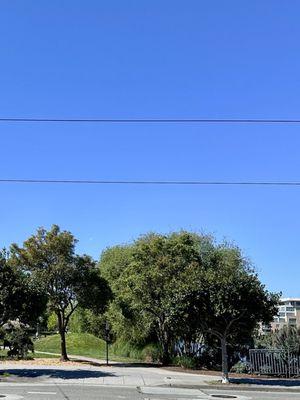 A nice parkway along Mission Creek that ends at 4th St.