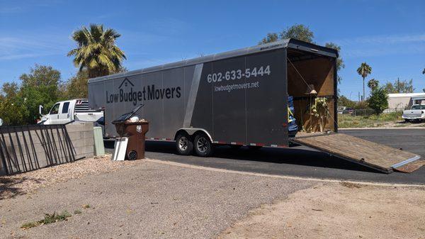 The truck was plenty big for all of my stuff!