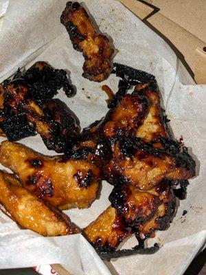 Burned wings