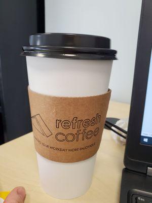 Refresh Coffee, making my workday more enjoyable!