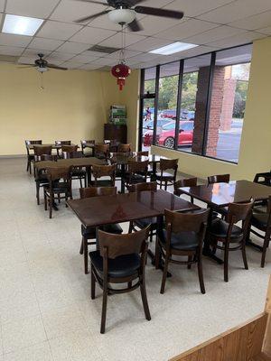 Plenty of seating (for a take out place)