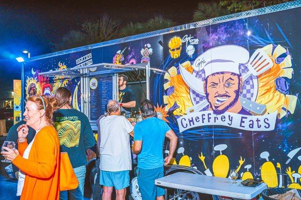 We have a food truck onsite. Enjoy amazing food and your favorite brews at Barrel of Monks Brewery in Boca Raton. Places To Eat Near Me.