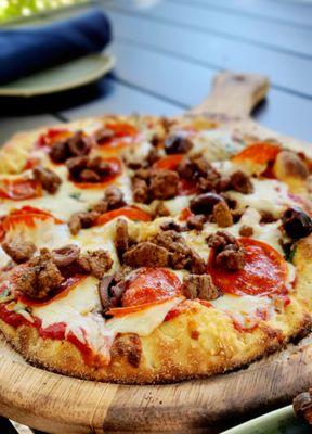 Loaded pizza