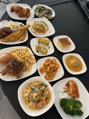 Menu selection from Roxyhallandbistro