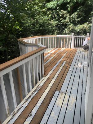 Deck jobs and house painting jobs completed