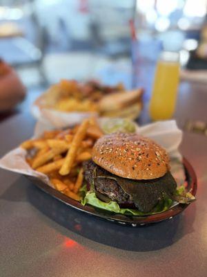 Southwest vegan burger