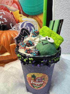 This is one of our limited time halloween frappes