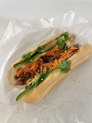 S1. Chargrilled BBQ Pork and Pate Sandwich ($5) -- very flavorful marinade and a bit salty, but tasty