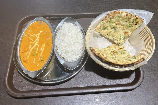 Butter Chicken, Naan - Garlicgarlic