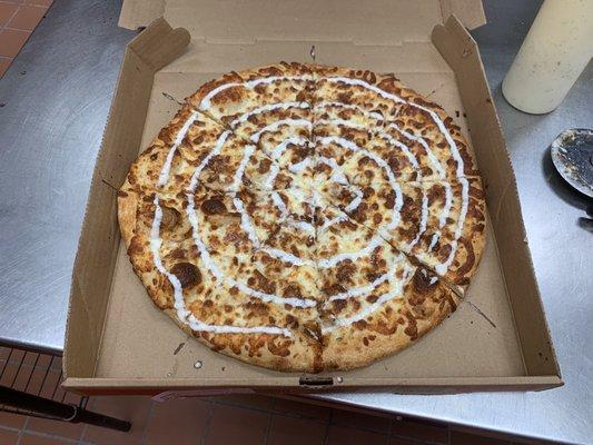 Chicken Bacon ranch Pizza