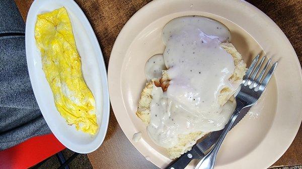 Biscuits and gravy