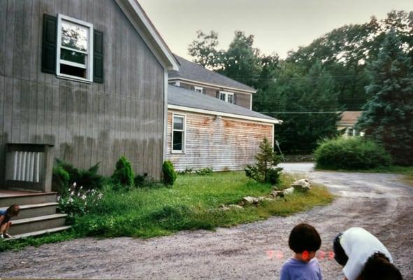 Long view of the driveway before McQuade paving in 1998.