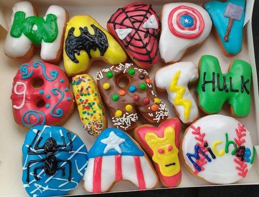 They make the cutest birthday donuts!