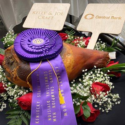 Grand Champion Ham 2021, Sold at Charity Auction for $4.8 Million! All proceeds went to the charity of the winning bidders choosing.