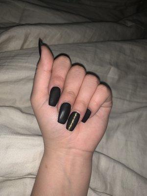 Matte Black Acrylic Set