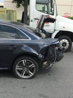 Our client could have been killed when he was rear-ended on the freeway. The other driver fled the scene.