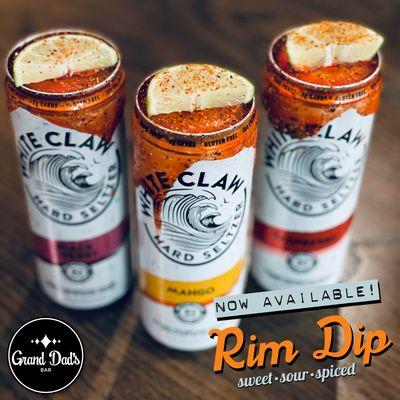 Rim Dip your White Claw, favorite cocktail, or pint of beer. Sweet, sour, and spiced!