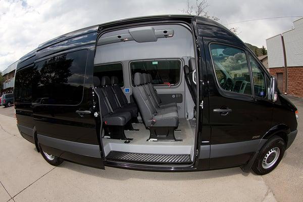 Mercedes Sprinter - 14 Passengers + Luggage and Ski Gear