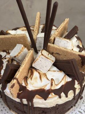 S'mores Ice Cream Cake