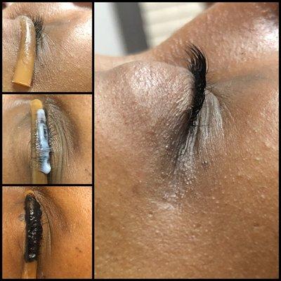 Lash lift & tint *Service performed in Texas*