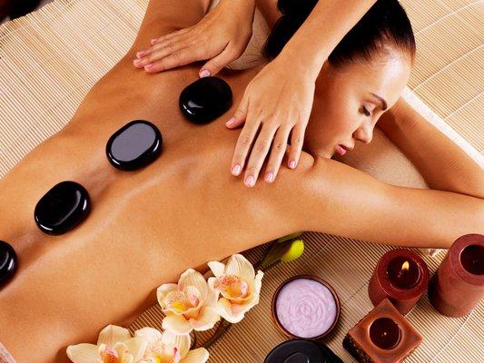 Hot stone massage