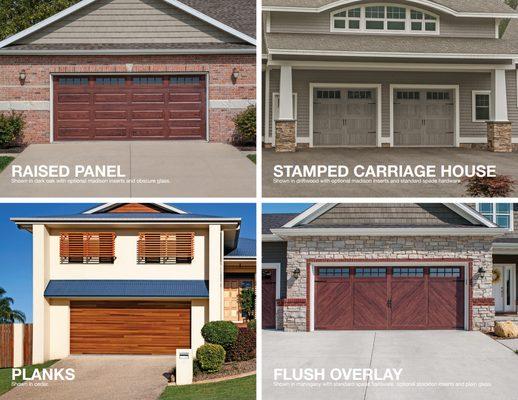 CURB APPEAL | Let us help you find the right style for your new garage door!