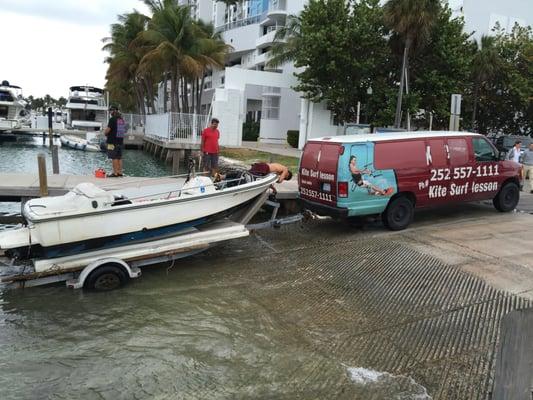 Boston Whaler with Yamaha jet power!