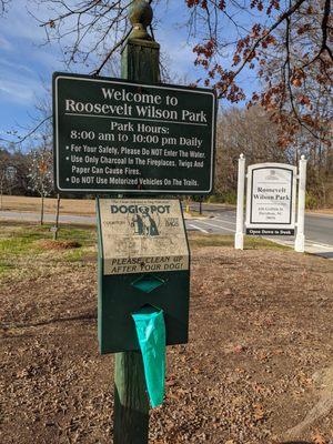 Roosevelt Wilson Park, Davidson NC