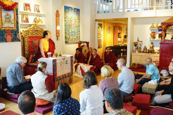 visit of HH Sakya Trizin