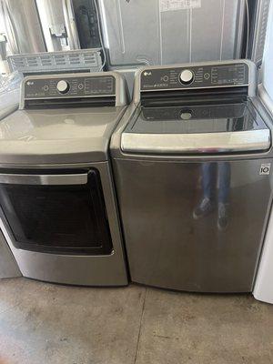 We have washer and dryer sets available