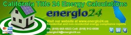 energlo24 banner ad Title 24 services and energy home audit