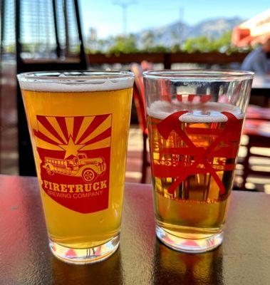 Hefeweizen, IPA, and mountain views!