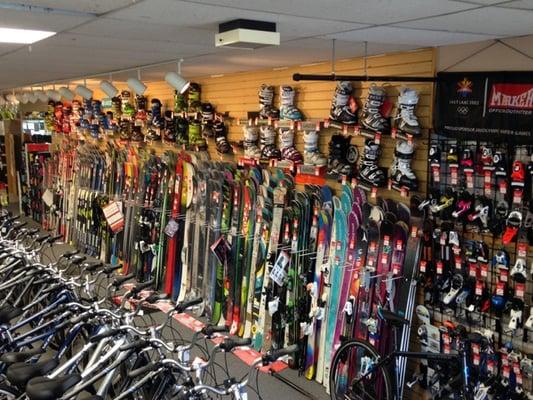 Largest ski selection around!