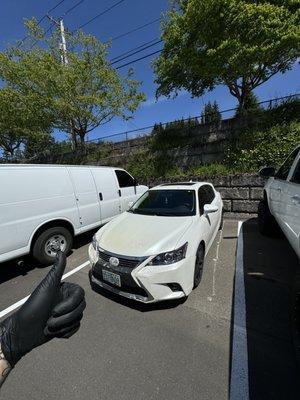 2015 Lexus CT windshield